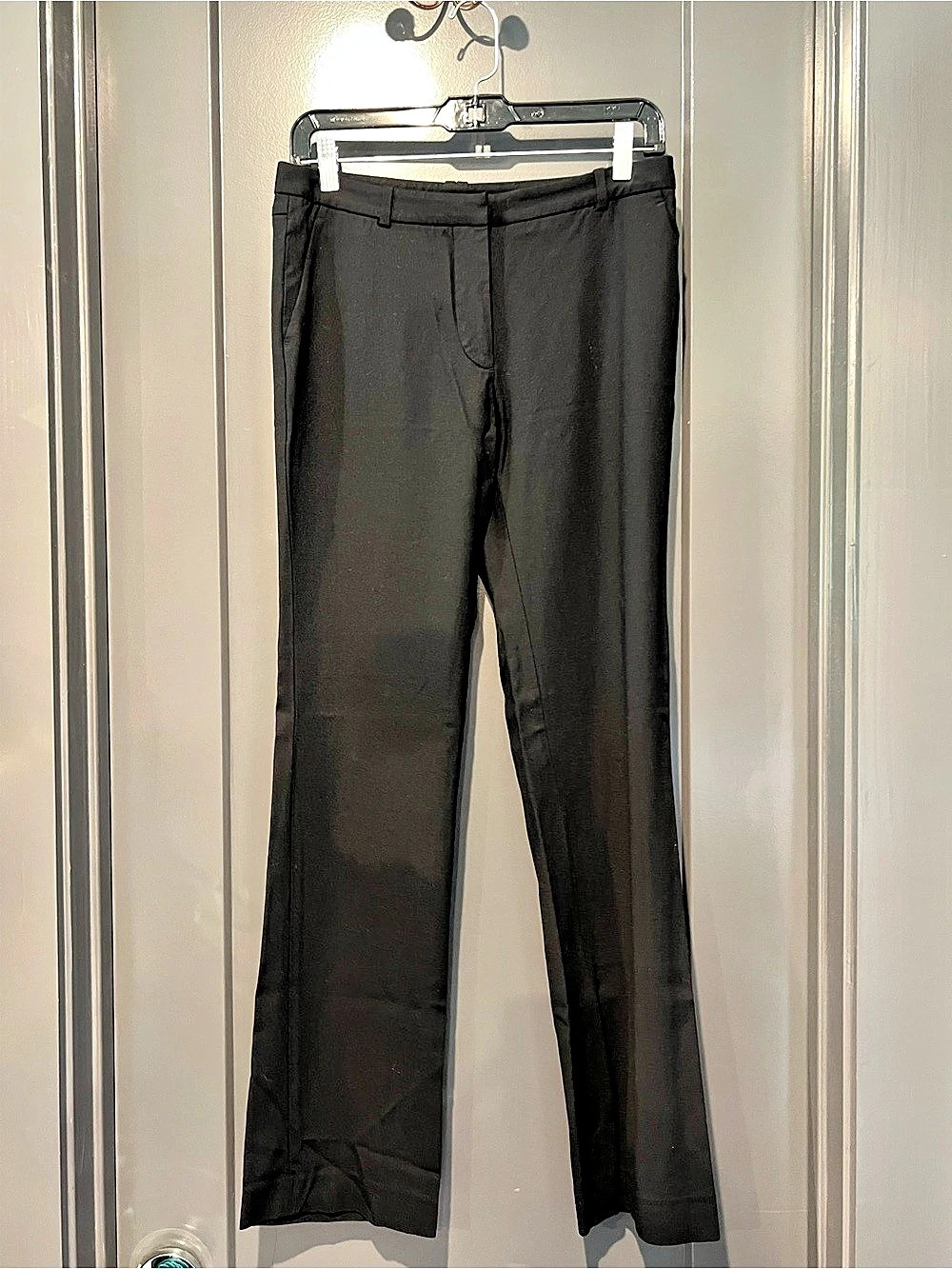 Halston Heritage Black Straight-Leg Trousers